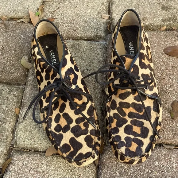 VANELI CALF HAIR ANIMAL PRINT DRIVING SHOE SUZE 9M - Picture 5 of 12